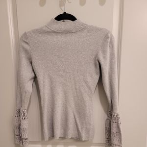 Grey turtleneck